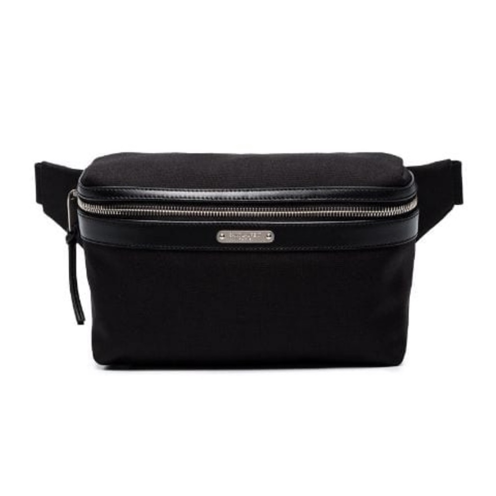 SAINT LAURENT City Belt Bag in Leather